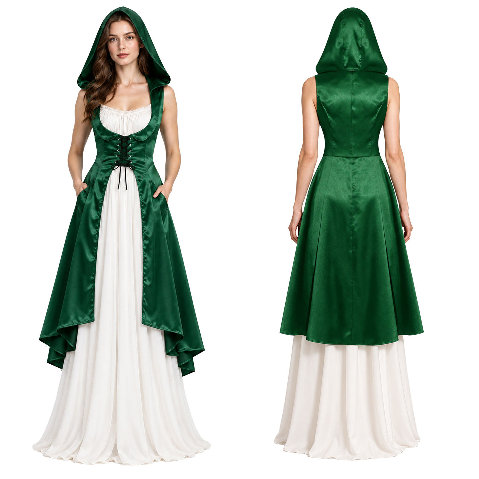 Lace Dress - Robe de style médiéval, renaisseur et