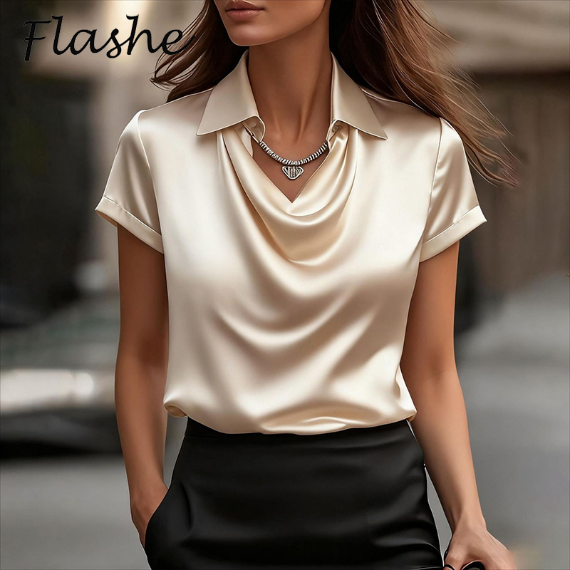 Silk Blouse - Chemise en Satin pour femmes et