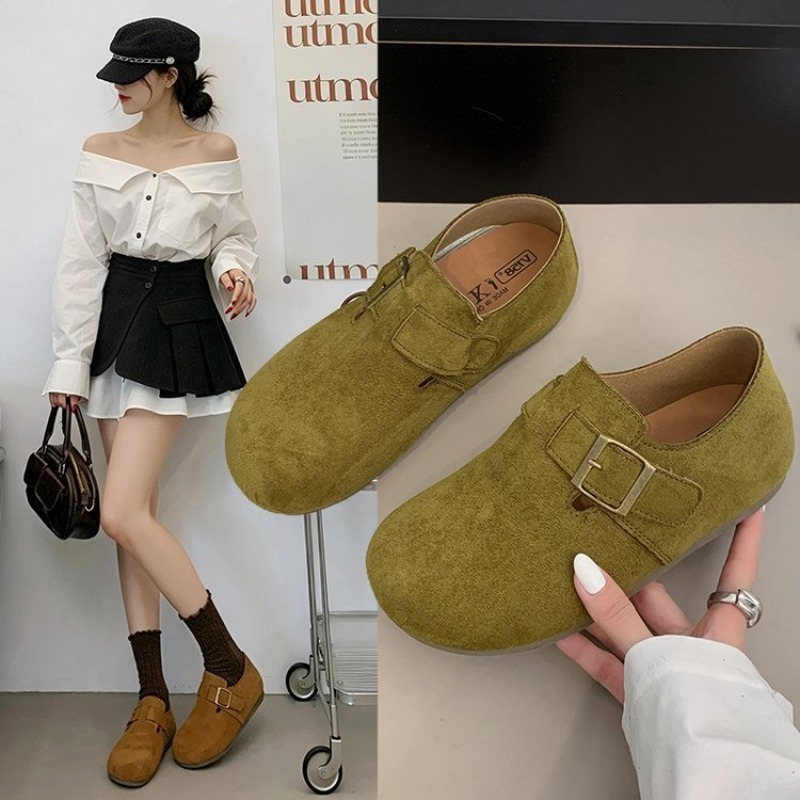 Womens Heels - Chaussures Birken en daim pour femmes,