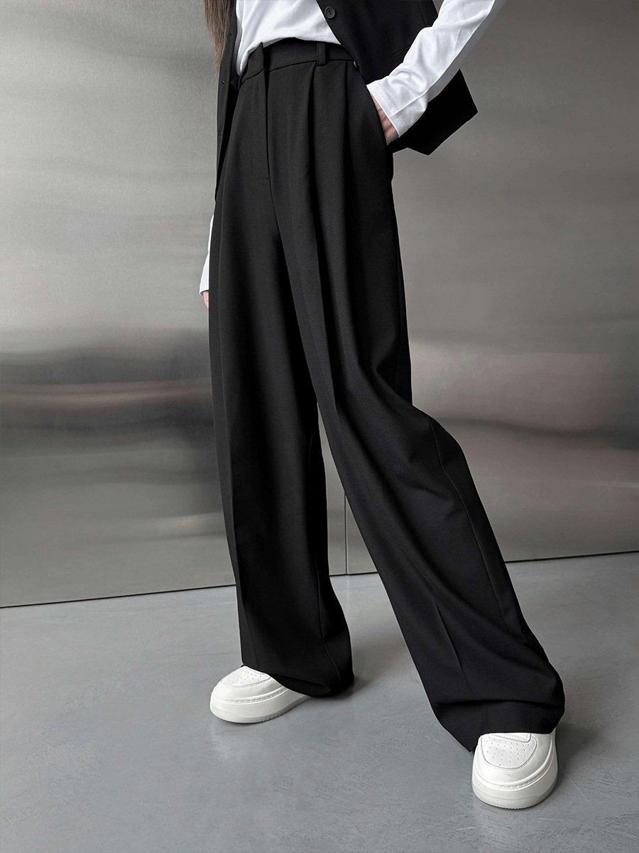 Tailored Trouser Wide - Pantalon de tailleur pour femme, coupe