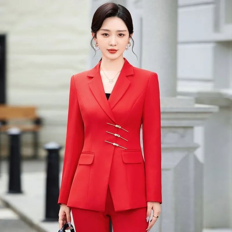 Veste blazer et pantalon imbib - Women'S Red Formal Wear avis et prix