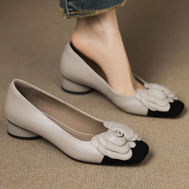 Escarpins à enfiler en peau de - Womens Heels avis et prix
