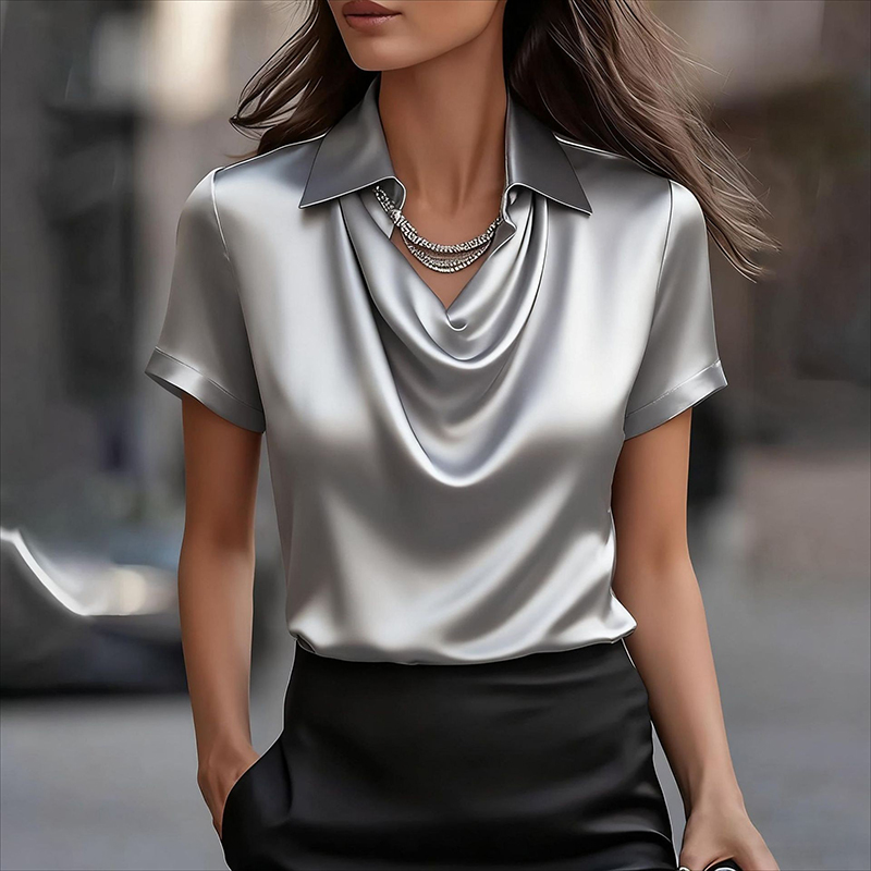 Chemise en Satin pour femmes e - Silk Blouse avis et prix